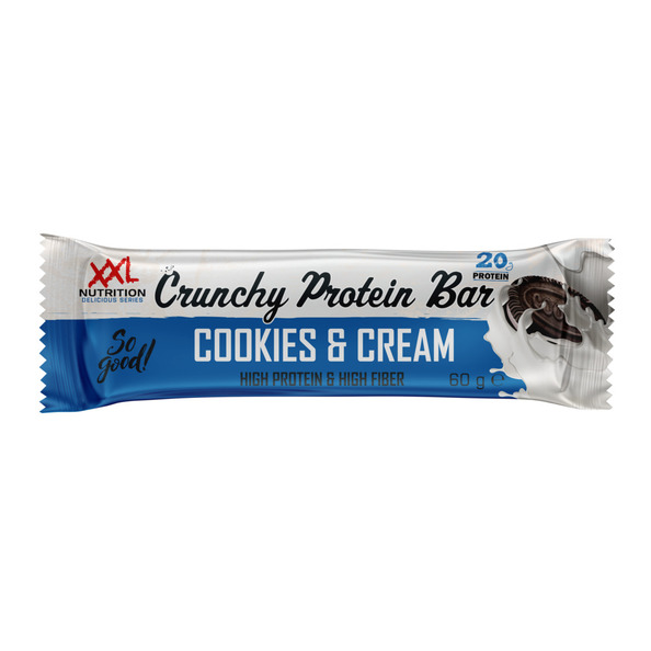 XXL Nutrition crunchy protein bar cookies & cream  60 gr - 2
