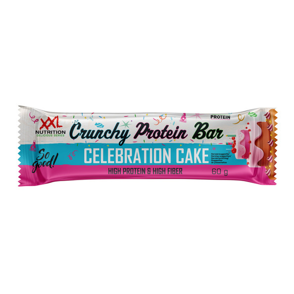 XXL Nutrition crunchy protein bar celebration cake 60 gr - 2