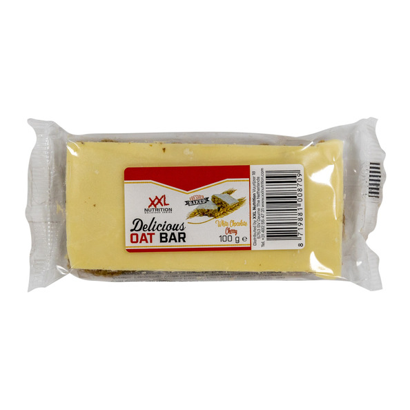 XXL Nutrition oat bar wite choco / kers 100 gr - 2