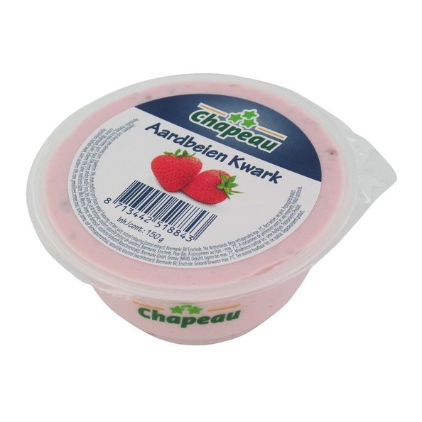 Chapeau kwark aardbei 150 gr - 2