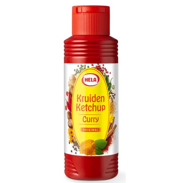 Hela kruiden ketchup curry original fles 300 ml - 2