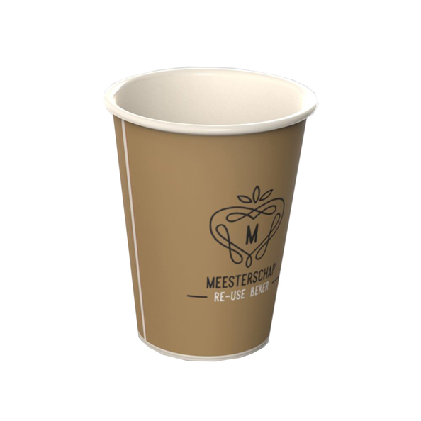 Meesterschap reusable plastic koffiebeker 180 cc - 2