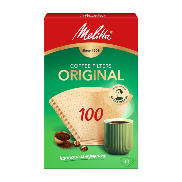 Melitta koffiefilters 100 bruin 40 stuks - 2
