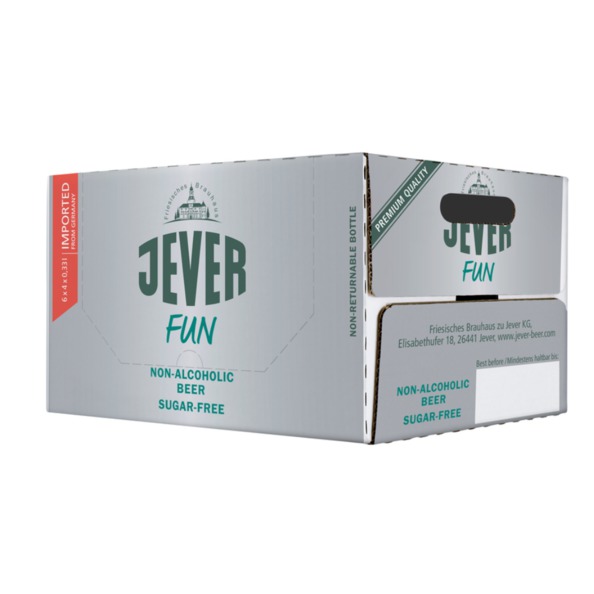 Jever fun non-alcoholic pilsener fles 33 cl - 2