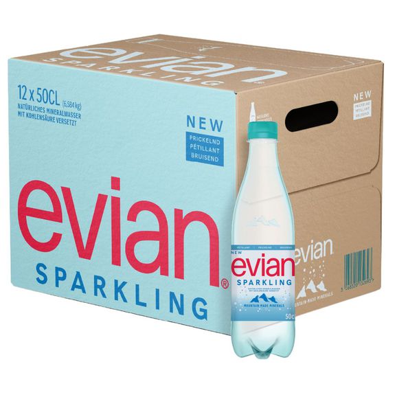Evian sparkling 100% RPET 50 cl - 2