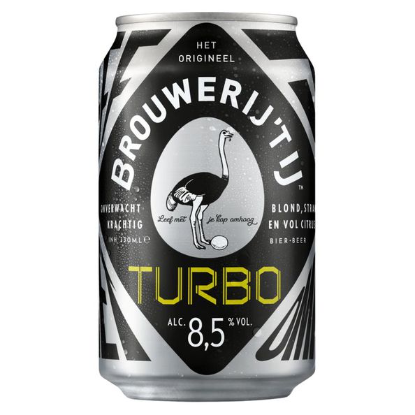 't IJ turbo blik 33 cl - 2