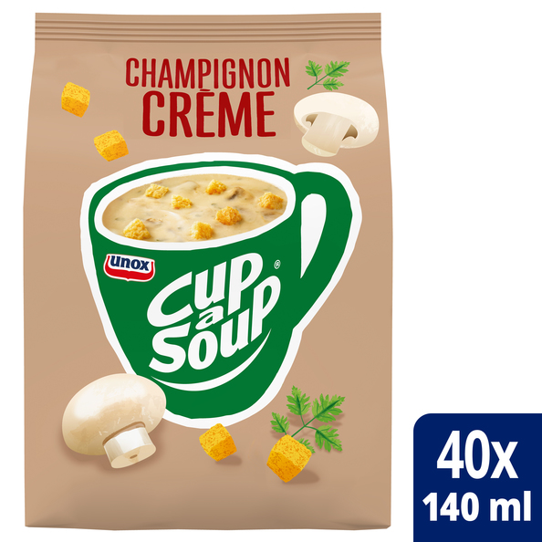 Unox Cup-a-Soup vending Champignon Crème 40 x 140 ml x 4 - 2
