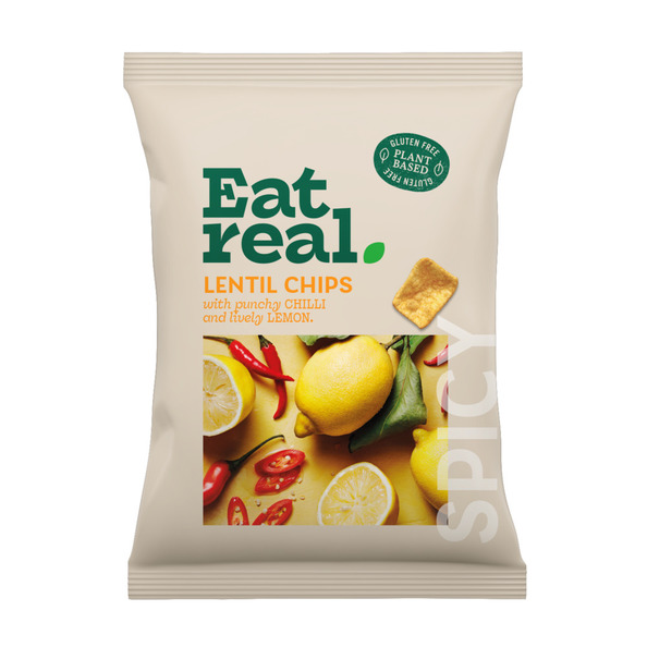 Eat Real Chilli & Lemon Lentil Chips 95gr. a10 - 2