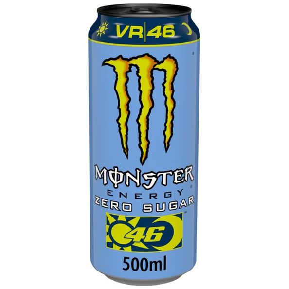 Monster energy the doctor valentino rossi vr46 zero sugar blik 0.5 liter - 2