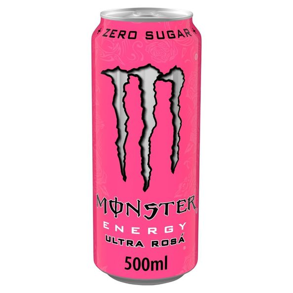 Monster energy ultra rosa blik zero sugar blik 0.5 liter - 2