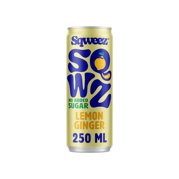 Sqweez lemon ginger blik 250 ml - 2