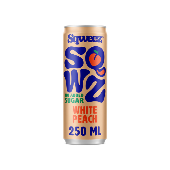 Sqweez white peach blik 250 ml - 2