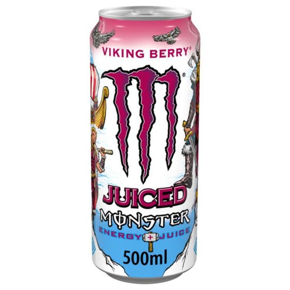 Monster juice viking berry blik 0.5 liter - 4