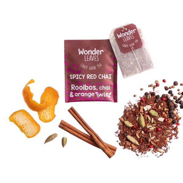 Wonder Leaves bio FT spicy red chai 1.8 gr - 2