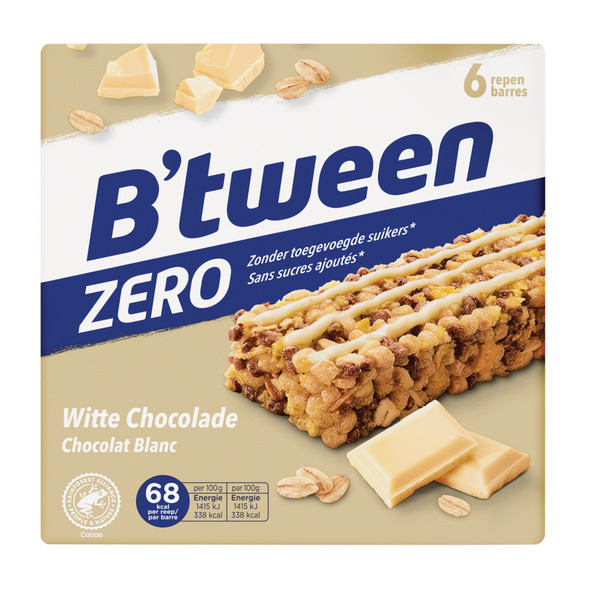 Hero b'tween zero witte chocolade 20 gr 10 x 6 pack - 2