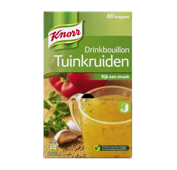 Knorr drinkbouillon tuinkruiden zakje - 2