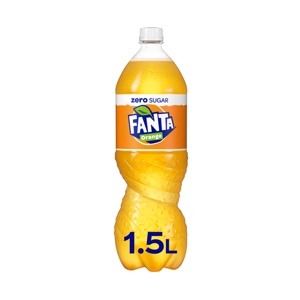 Fanta orange zero sugar  pet 1.5 liter