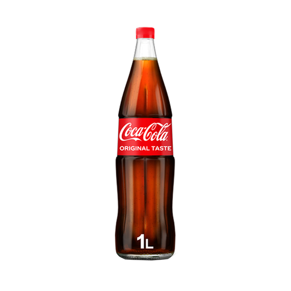 dempen Bestaan Vervoer Coca-Cola regular glas 1 liter - Frisdrank Glazen fles 1 liter of groter -  Assortiment - FOOX Groothandel