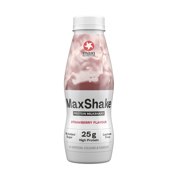 MAXI NUTRITION MaxShake Protein Milkshake Strawberry 330 ml Lactosefree