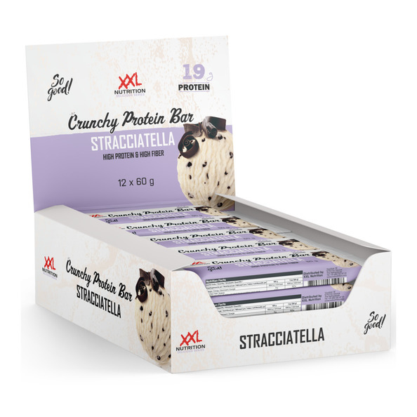 XXL Nutirition crunchy protein bar stracciatella 60 gr - 1