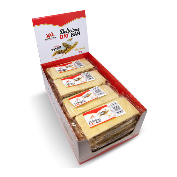 XXL Nutrition oat bar wite choco / kers 100 gr - 1
