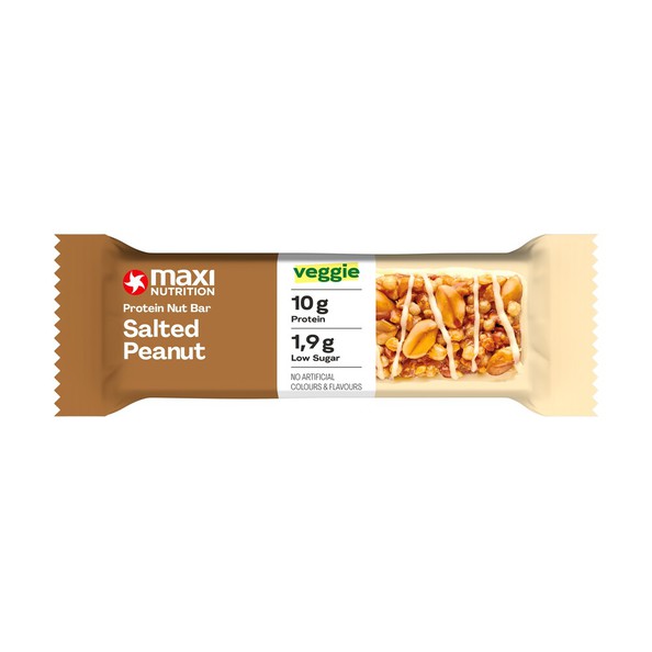 MAXI NUTRITION protein nut bar salted peanut 46 gr