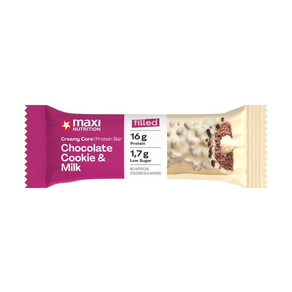 MAXI NUTRITION Creamy Core Protein Bar Chocolate Cookie & Milk 45 gr