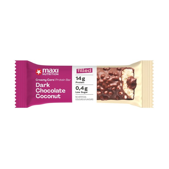MAXI NUTRITION Creamy Core Protein Bar Dark Chocolate Coconut 45 gr