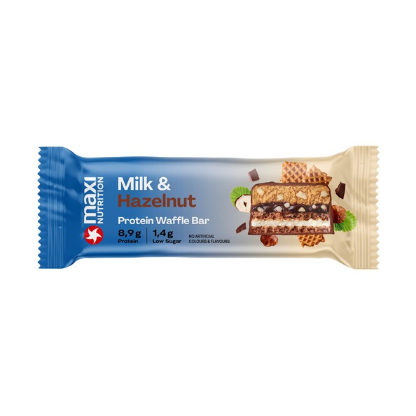 MAXI NUTRITION Waffle Bar Milk & Hazelnut 40 gr