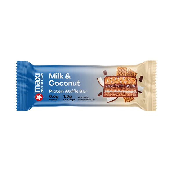 MAXI NUTRITION Waffle Bar Milk & Coconut 40 gr