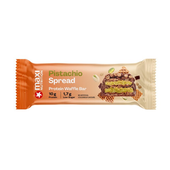 MAXI NUTRITION Waffle Bar Pistachio (Dubai Chocolate) 40 gr