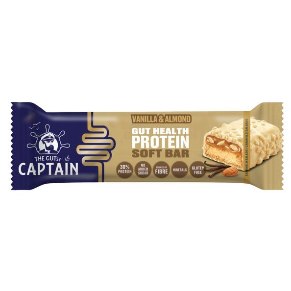 The gutsy captain vanilla & almond bar 45 gr