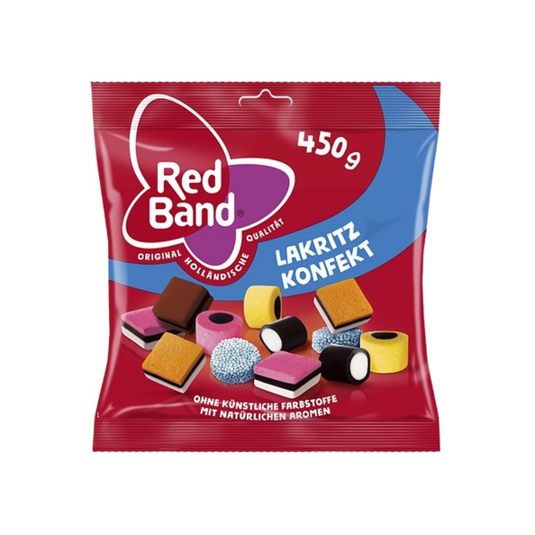 Red Band lakitz konfekt 450g. a12