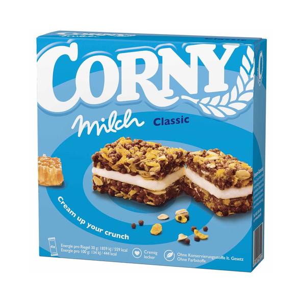 Corny musli-riegel milk classic 4x30gr. a8