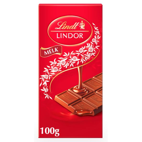 Lindt Lindor tafel milch rot 100gr. a12