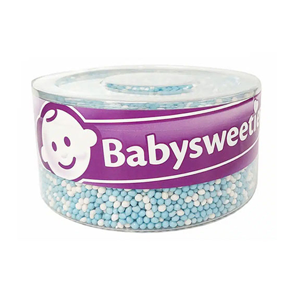 Babysweets geboorte muisjes blauw-wit 900gr.