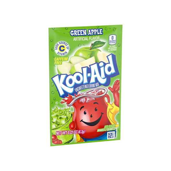 Kool-aid bags green apple 6.3gr. a48