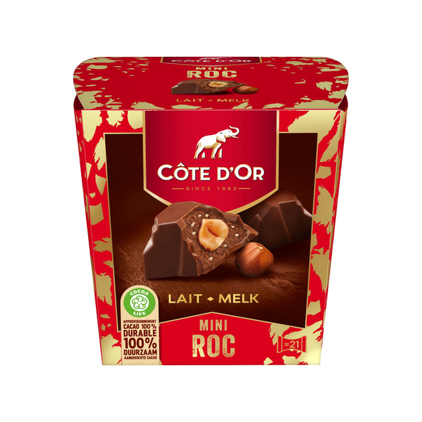 Cote d'or mini roc melk 195 gr