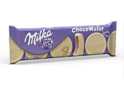 Milka chocowafer wit 180 gr