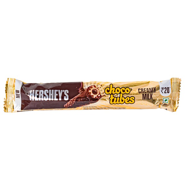 Hershey's choco tubes creamy milk 25gr. a12