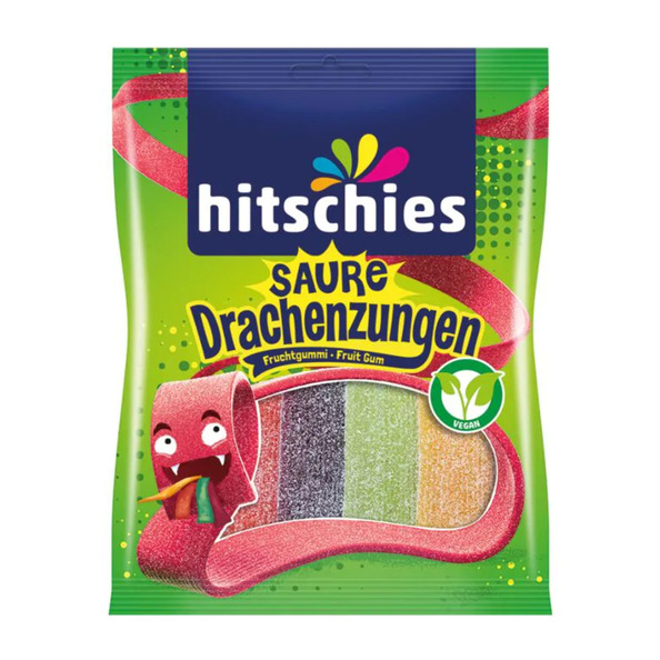 Hitschies saure drachenzungen mix 125gr. a20
