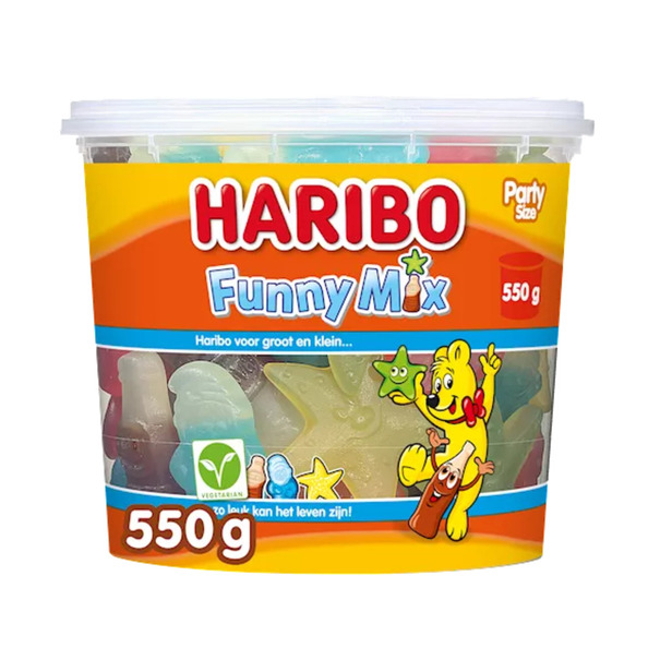 Haribo funny mix silo 550gr. a12
