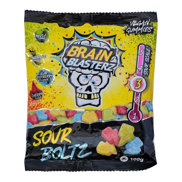 Brain blasterz sour boltz zakje 100 gr