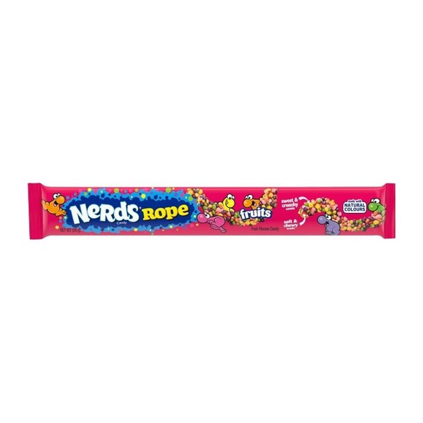 Nerds rope fruits 26 gr