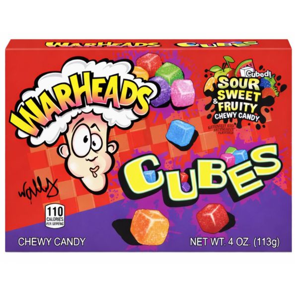 Warheads chewy cubes doosje 85 gr