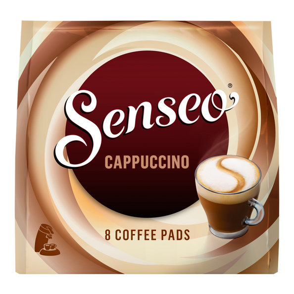 Partina City begaan roltrap Douwe Egberts senseo cappuccino 8 pads - 1Kops verpakkingen - Assortiment -  FOOX Groothandel
