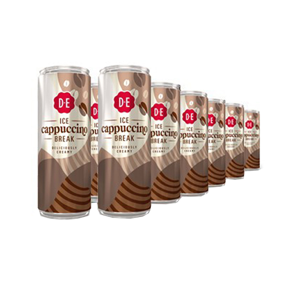 Douwe Egberts ice cappuccino blik 250 ml