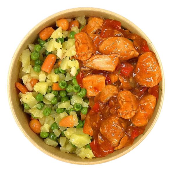 Compleet menu wortel doperwt kip pilav 270gr. a8