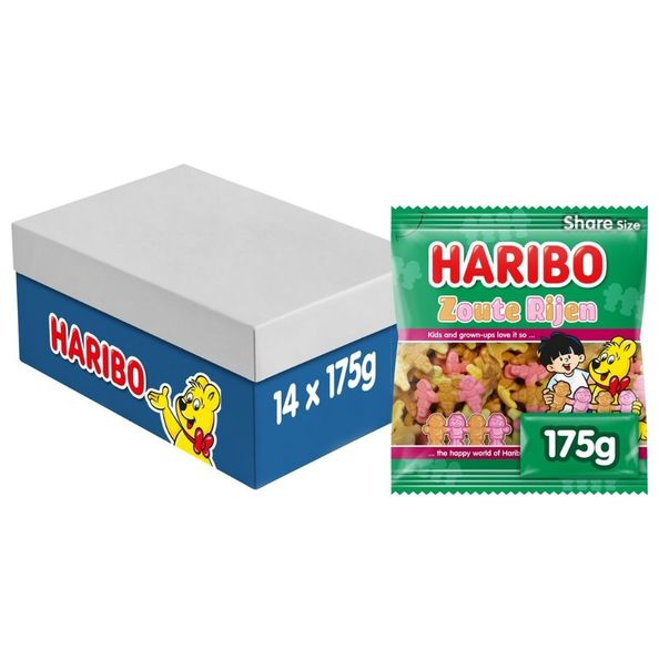 Haribo zoute rijen 175gr. a14 - 1