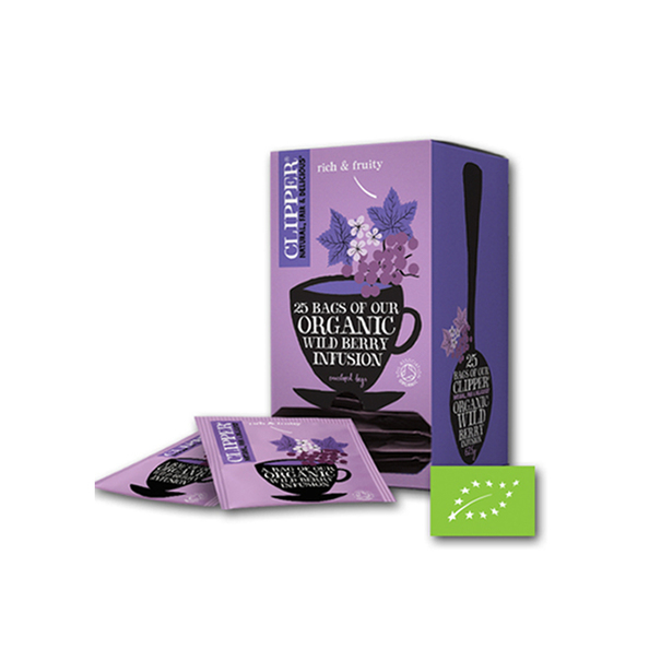 Clipper infusion berry burst bio 25st. a6